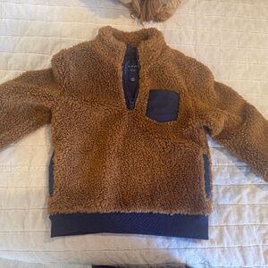 Janie and Jack Sherpa quarter zip